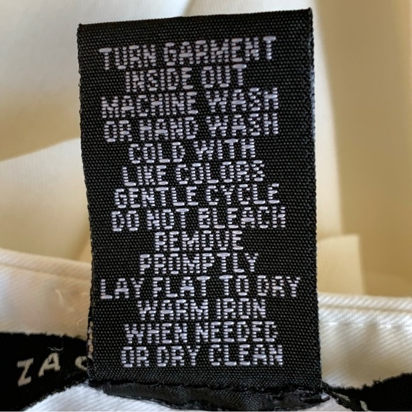 ZAC & RACHEL WHITE SCALLOPED TIERED PENCIL SKIRT. WOMEN’S SIZE 10 - Picture 7 of 7